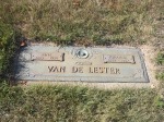 rine and Johanna Van de Lester headstone